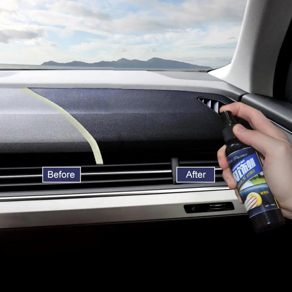 120ML Car Vehicle Wax Restorer Dashboard Seat Glossing Maintenance Tool Leather Seats Glazing Spray Cleaning Car Accessories
120ML Car Vehicle Wax Restorer Dashboard Seat Glossing Maintenance Tool Leather Seats Glazing Spray Cleaning Car Accessories