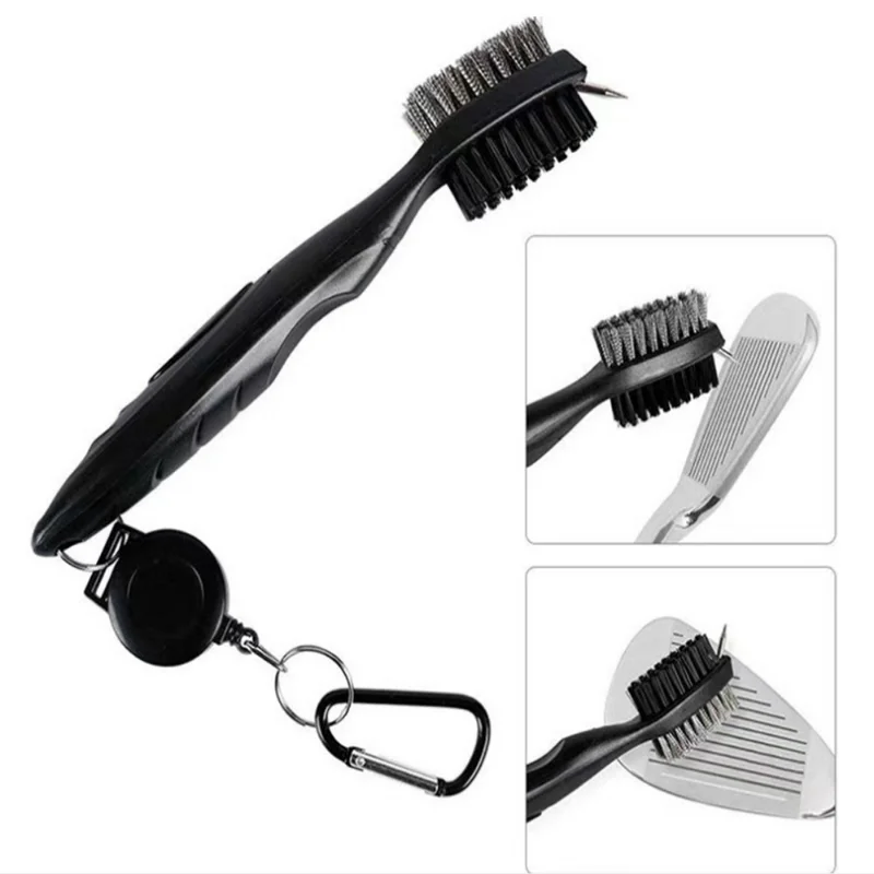 Golf club brush Golf Groove cleaning brush 2-sided golf putter wedge Groove cleaning kit Cleaning tool accessories
Golf club brush Golf Groove cleaning brush 2-sided golf putter wedge Groove cleaning kit Cleaning tool accessories