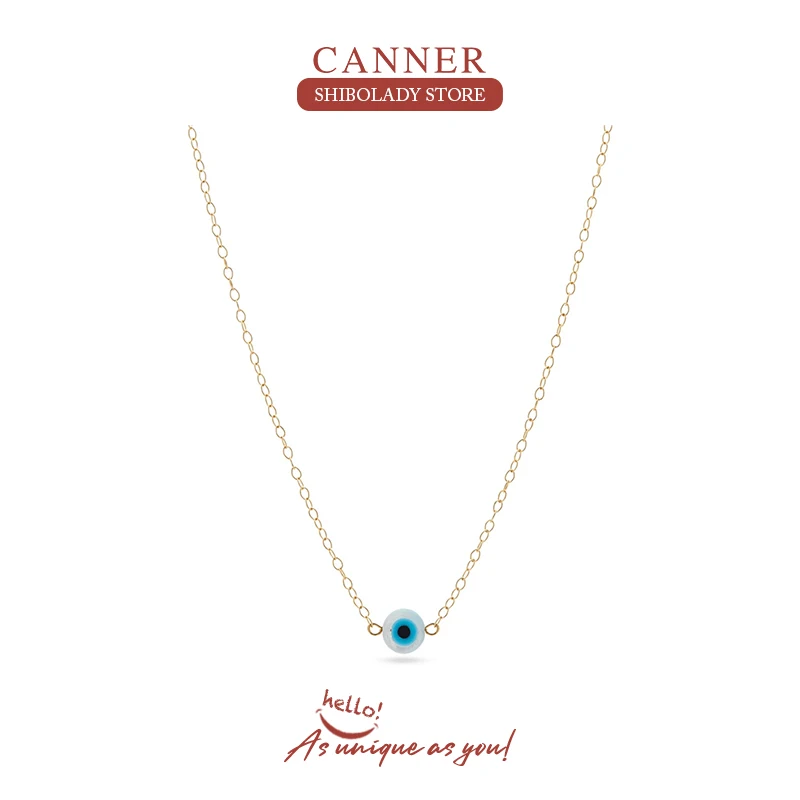 CANNER Demon Eye For Women Clavicle Necklace Charming Pendant Chain Choker Bijoux Choker Joyero Initial Necklace Gift
CANNER Demon Eye For Women Clavicle Necklace Charming Pendant Chain Choker Bijoux Choker Joyero Initial Necklace Gift