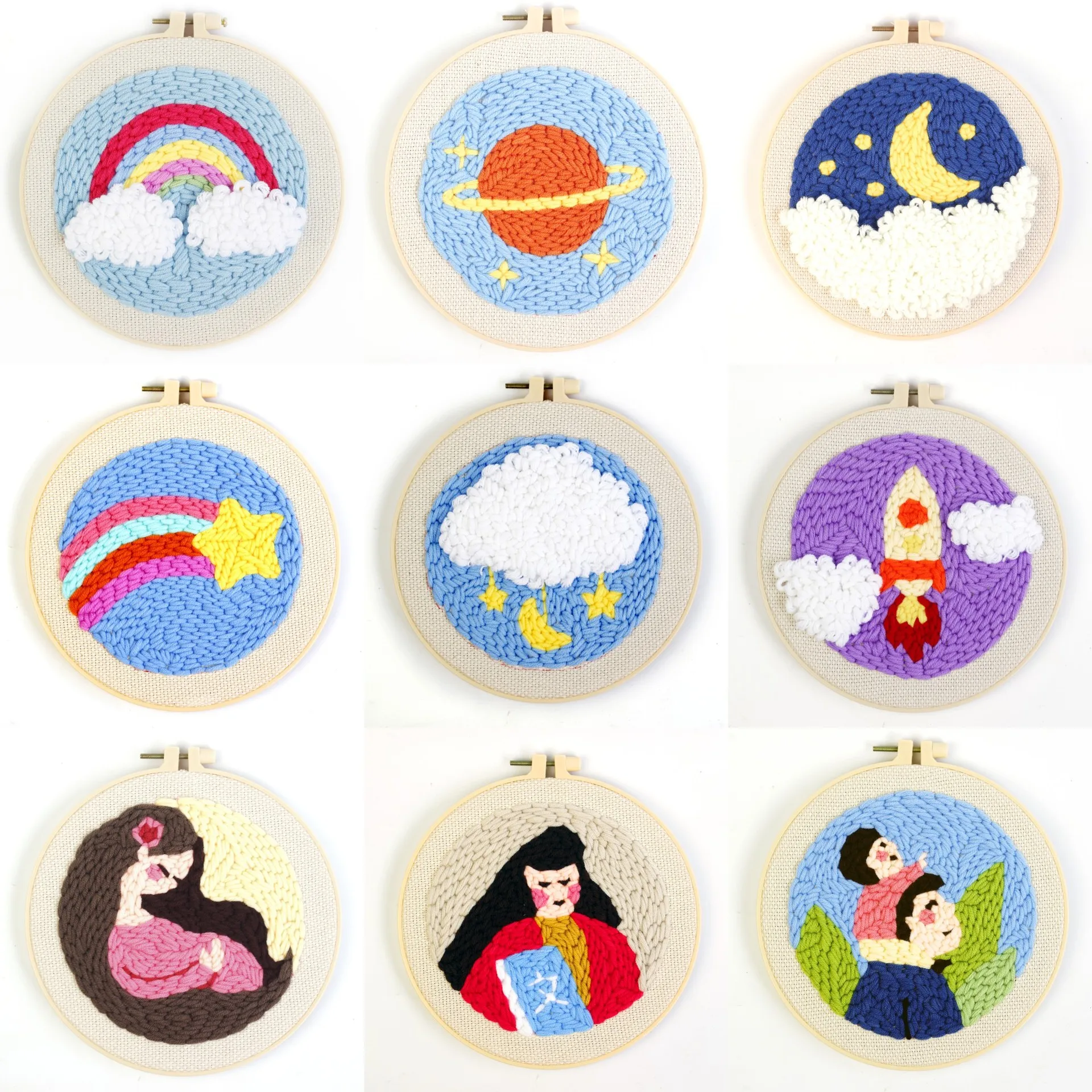 Arts Ornament DIY Crafts Embroidery Kits for Beginners Handmade Needle Thread Embroidery Hoop Cross Stitch Kit Embroidery Set
Arts Ornament DIY Crafts Embroidery Kits for Beginners Handmade Needle Thread Embroidery Hoop Cross Stitch Kit Embroidery Set