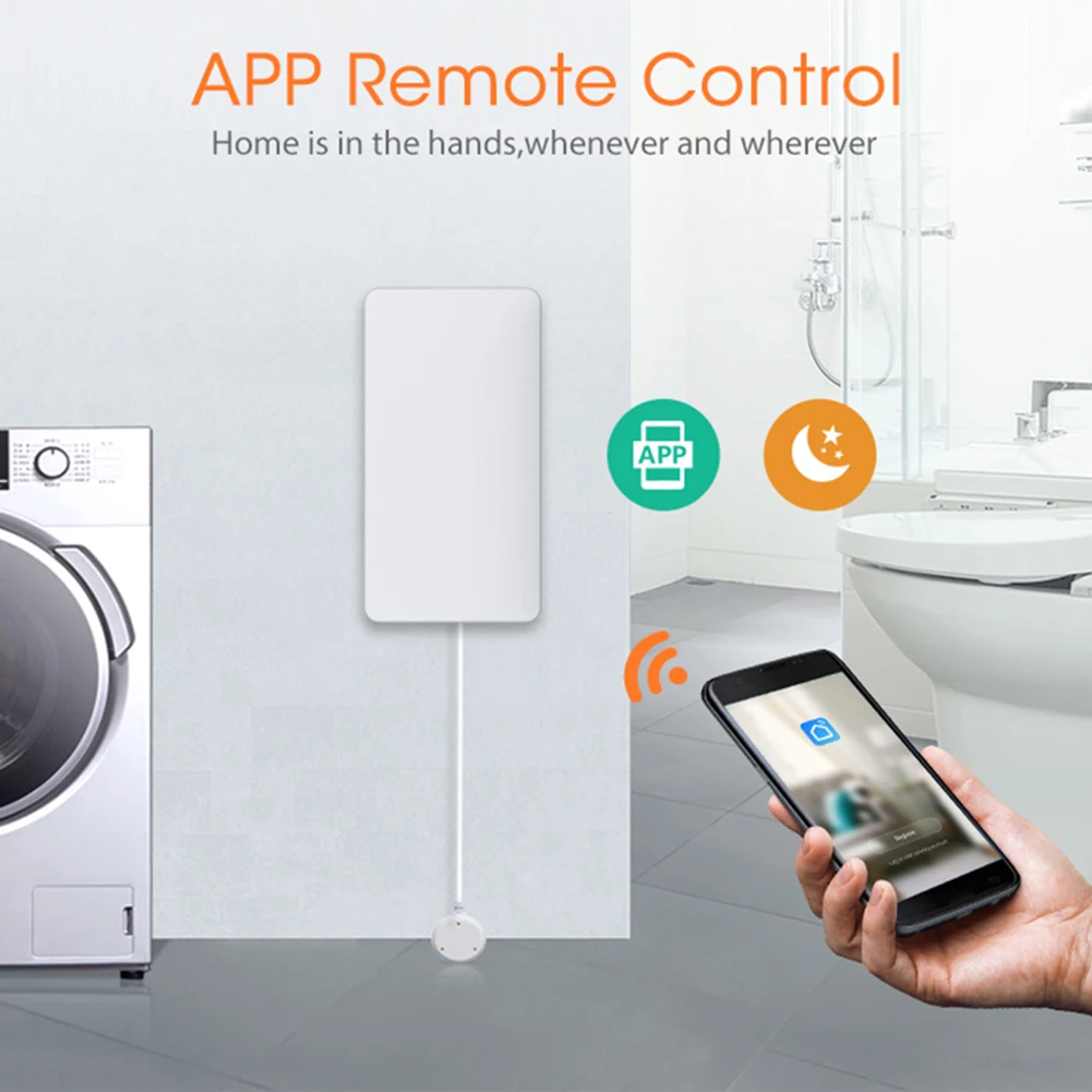 Tuya ZigBee Water Leakage Alarm Flood Alert Remote Control Water Leakage Sensor for Apartment Overflow Security Alarm System
Tuya ZigBee Water Leakage Alarm Flood Alert Remote Control Water Leakage Sensor for Apartment Overflow Security Alarm System