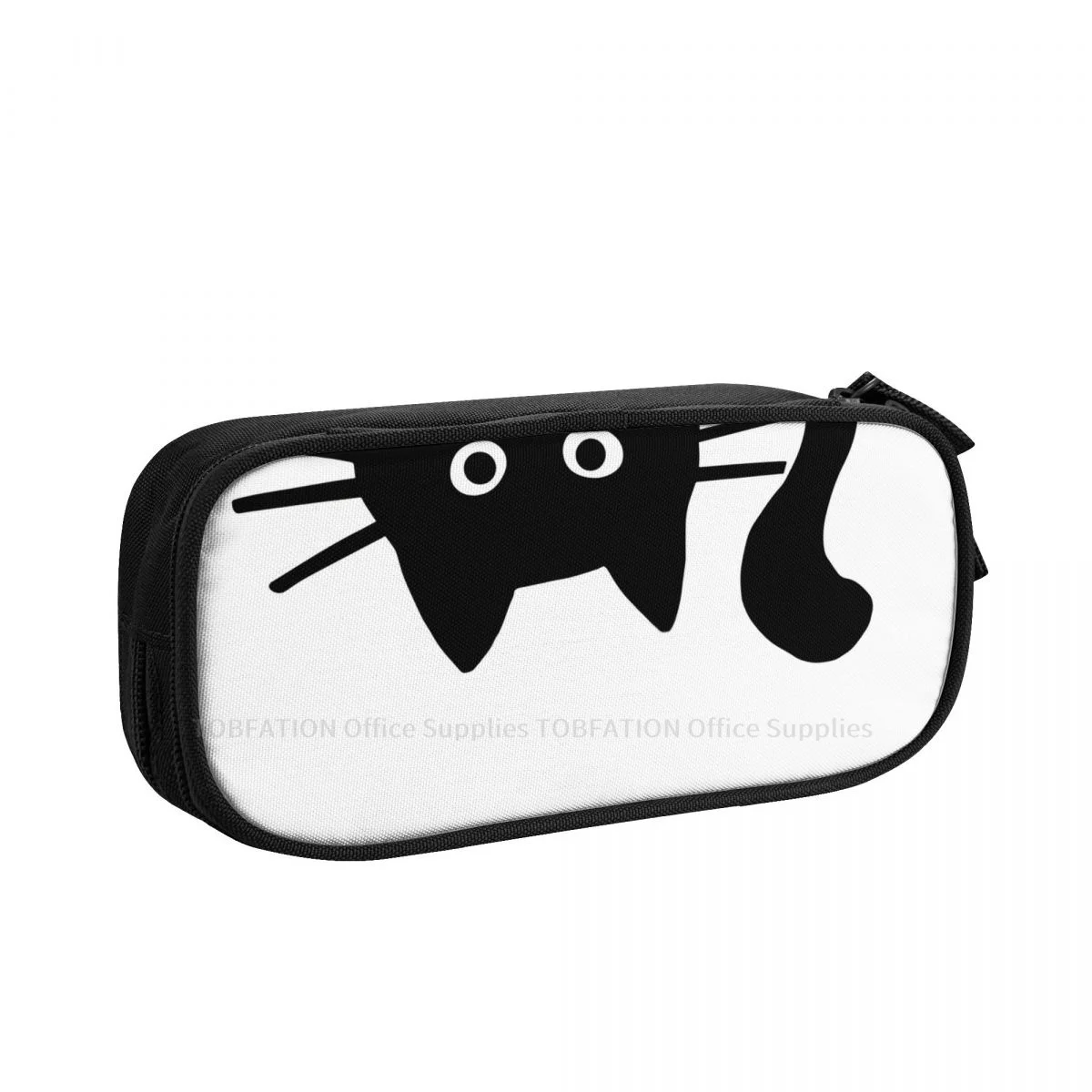 Funny Black Cat Pencase Pencil Bag Teenage Student Stationary Bags Large Capacity Double Zipper
Funny Black Cat Pencase Pencil Bag Teenage Student Stationary Bags Large Capacity Double Zipper