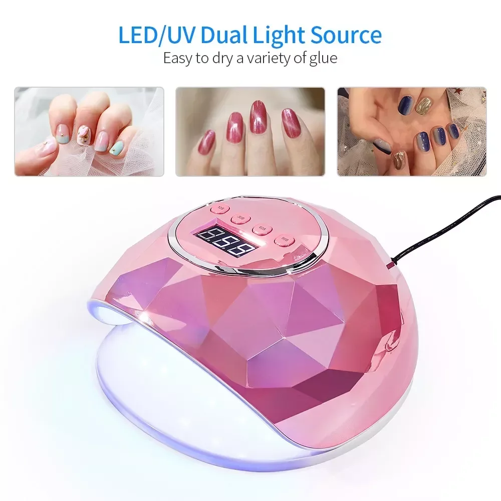 NEW2023 Laser Color UV Lamp Manicure Nail Dryer 39 LEDs Nail Lamp Fast Curing Gel Polish Ice Lamp With Sensor Timer LCD Display
NEW2023 Laser Color UV Lamp Manicure Nail Dryer 39 LEDs Nail Lamp Fast Curing Gel Polish Ice Lamp With Sensor Timer LCD Display