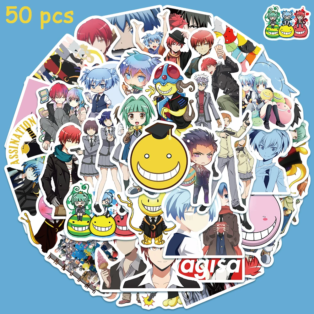 10/50pcs Assassination Classroom 2 Anime Stickers For Kids Laptop Suitcase Skateboard Guitar Fridge Scrapbook Stickers Decals
10/50pcs Assassination Classroom 2 Anime Stickers For Kids Laptop Suitcase Skateboard Guitar Fridge Scrapbook Stickers Decals