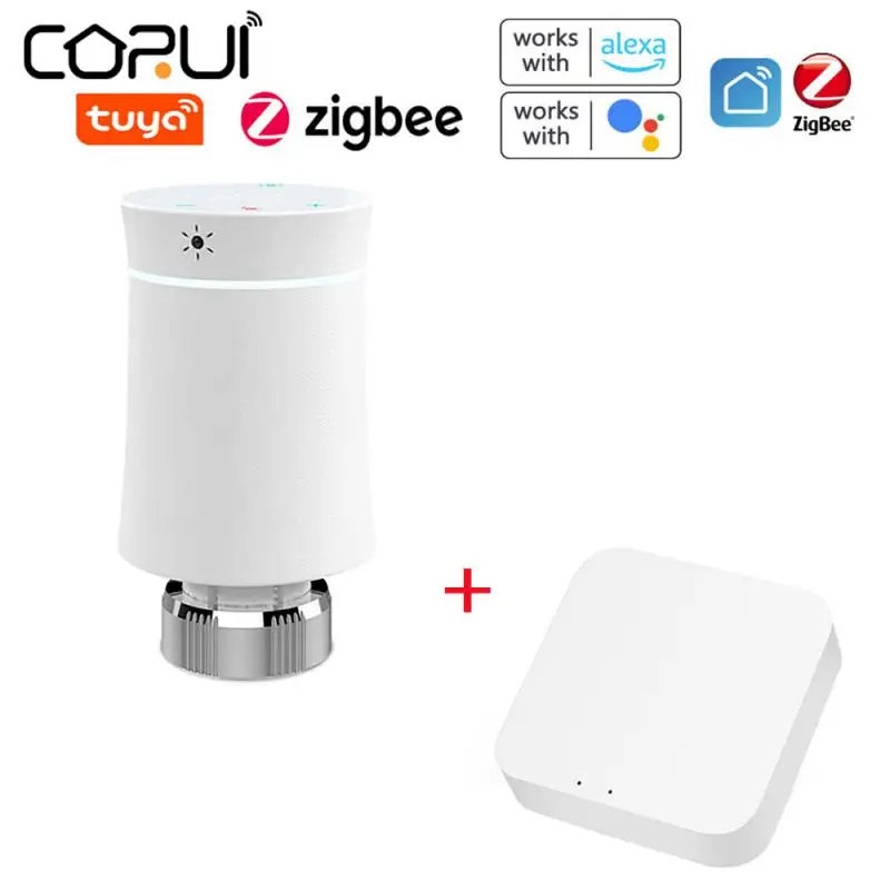 CoRui Tuya ZigBee 3.0 Temperature Controller Thermostatic Radiator Smart Constant Radiator Touchable Display Smart Electronics
CoRui Tuya ZigBee 3.0 Temperature Controller Thermostatic Radiator Smart Constant Radiator Touchable Display Smart Electronics