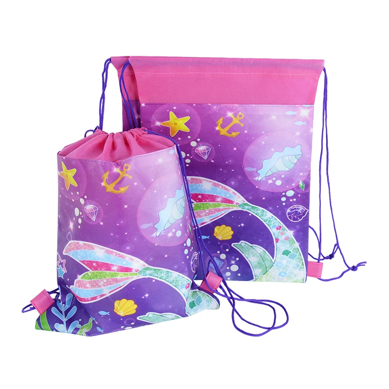 Mermaid Non-woven Fabric Drawstring Bags Cloth Bag Children's Travel Outing Picnic Backpack Kids Birthday Party Gift Bag Decor
Mermaid Non-woven Fabric Drawstring Bags Cloth Bag Children's Travel Outing Picnic Backpack Kids Birthday Party Gift Bag Decor