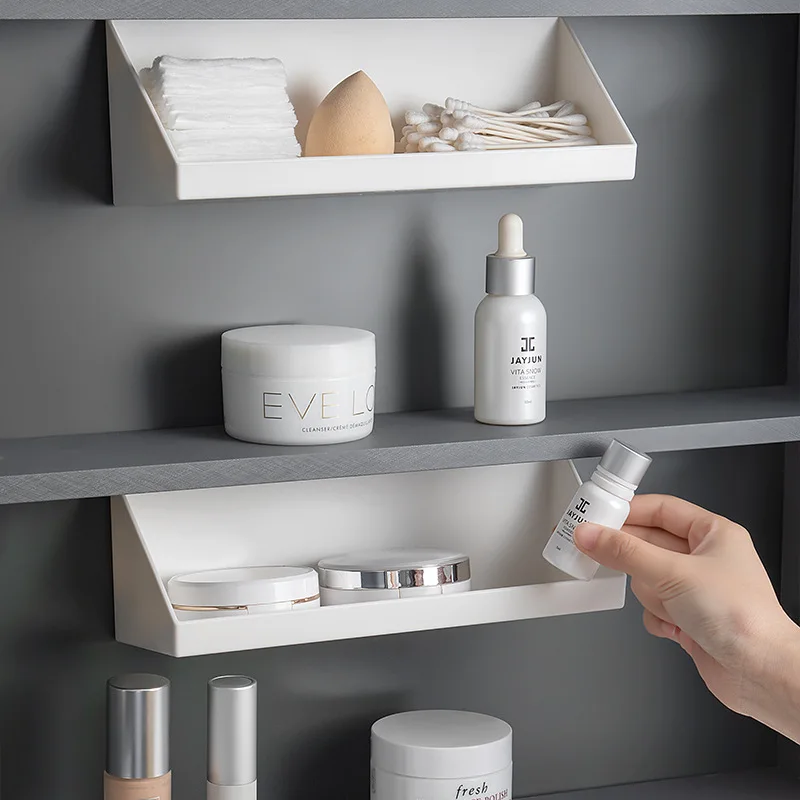Wall Mounted Cabinet Cosmetic Storage Box Lipstick Jewelry Storage Rack Punch free Makeup Organizer Case Bathroom Accessories
Wall Mounted Cabinet Cosmetic Storage Box Lipstick Jewelry Storage Rack Punch free Makeup Organizer Case Bathroom Accessories