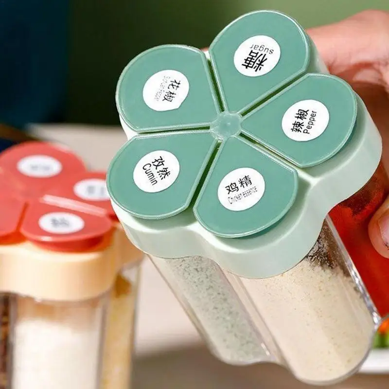 Transparent Spice Box 5 Compartments Spice Jars Flip Empty Spice Dispensers Spice Container With Lid Compartment Seasoning
Transparent Spice Box 5 Compartments Spice Jars Flip Empty Spice Dispensers Spice Container With Lid Compartment Seasoning