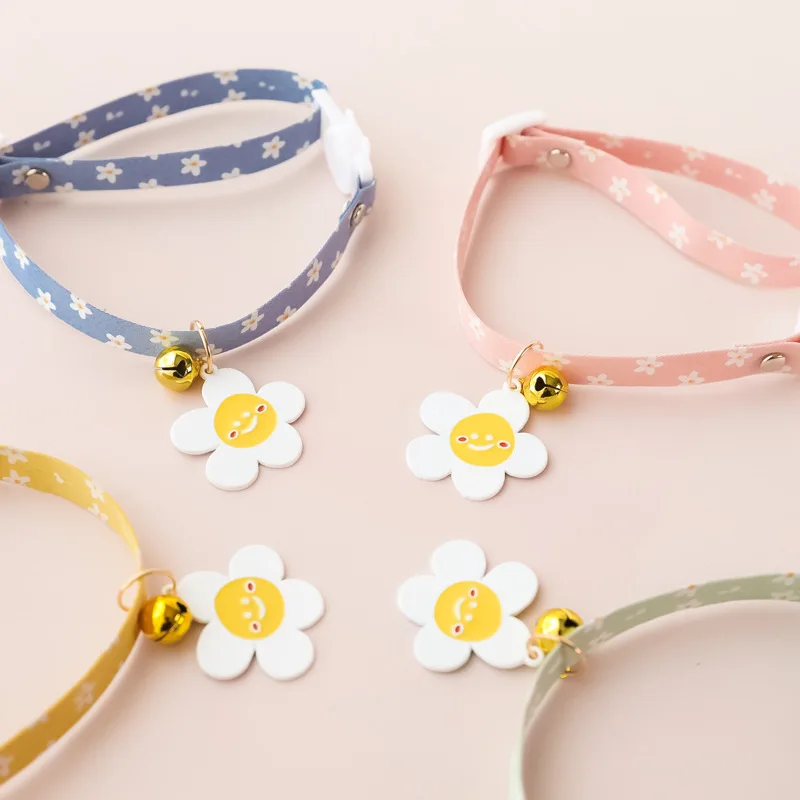 Summer Style Pet Dog Cat Collar Cute Cartoon Sunflower Daisy Adjustable With Bells Puppy Kitten Necklace Photo Collars
Summer Style Pet Dog Cat Collar Cute Cartoon Sunflower Daisy Adjustable With Bells Puppy Kitten Necklace Photo Collars