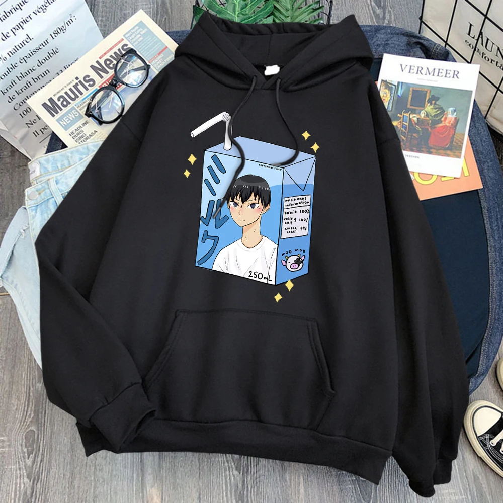 Kageyama Milk Cute Cartoon Print Hoodie Man Pockets Cartoons Hoodies O Neck Fashion Sweatshirt Graphic Retro Men Hoodies COTTON
Kageyama Milk Cute Cartoon Print Hoodie Man Pockets Cartoons Hoodies O Neck Fashion Sweatshirt Graphic Retro Men Hoodies COTTON