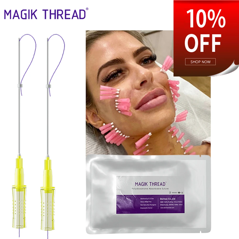 Magik Thread CE Approved COG 4D L Cannula 19G 100MM Hilos Tensioners Fio De Pdo Thread Faciales Lifting
Magik Thread CE Approved COG 4D L Cannula 19G 100MM Hilos Tensioners Fio De Pdo Thread Faciales Lifting