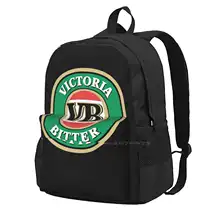 Vb Backpack For Student School Laptop Travel Bag Bitter Drink Breweries Brewing Wine Brown Beer Lager Australian Aussie Best
