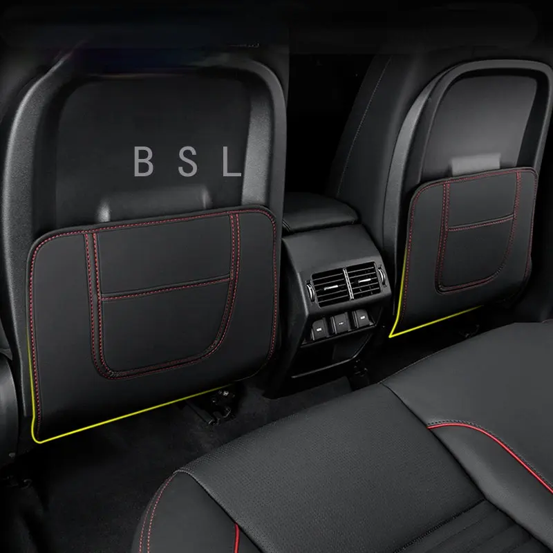 Leather Car Seat Anti-Kick Mat Rear Seats Cover Back Protection Mats Waterproof For Land Rover Discovery 5 2020 2019 2018 2017
Leather Car Seat Anti-Kick Mat Rear Seats Cover Back Protection Mats Waterproof For Land Rover Discovery 5 2020 2019 2018 2017