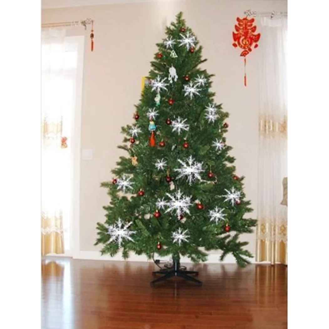 24pcs Christmas 3d Snowflake String Decorations Xmas Tree Hanging Ornaments Winter Style Decor Home Merry Party Festive Pendant
24pcs Christmas 3d Snowflake String Decorations Xmas Tree Hanging Ornaments Winter Style Decor Home Merry Party Festive Pendant