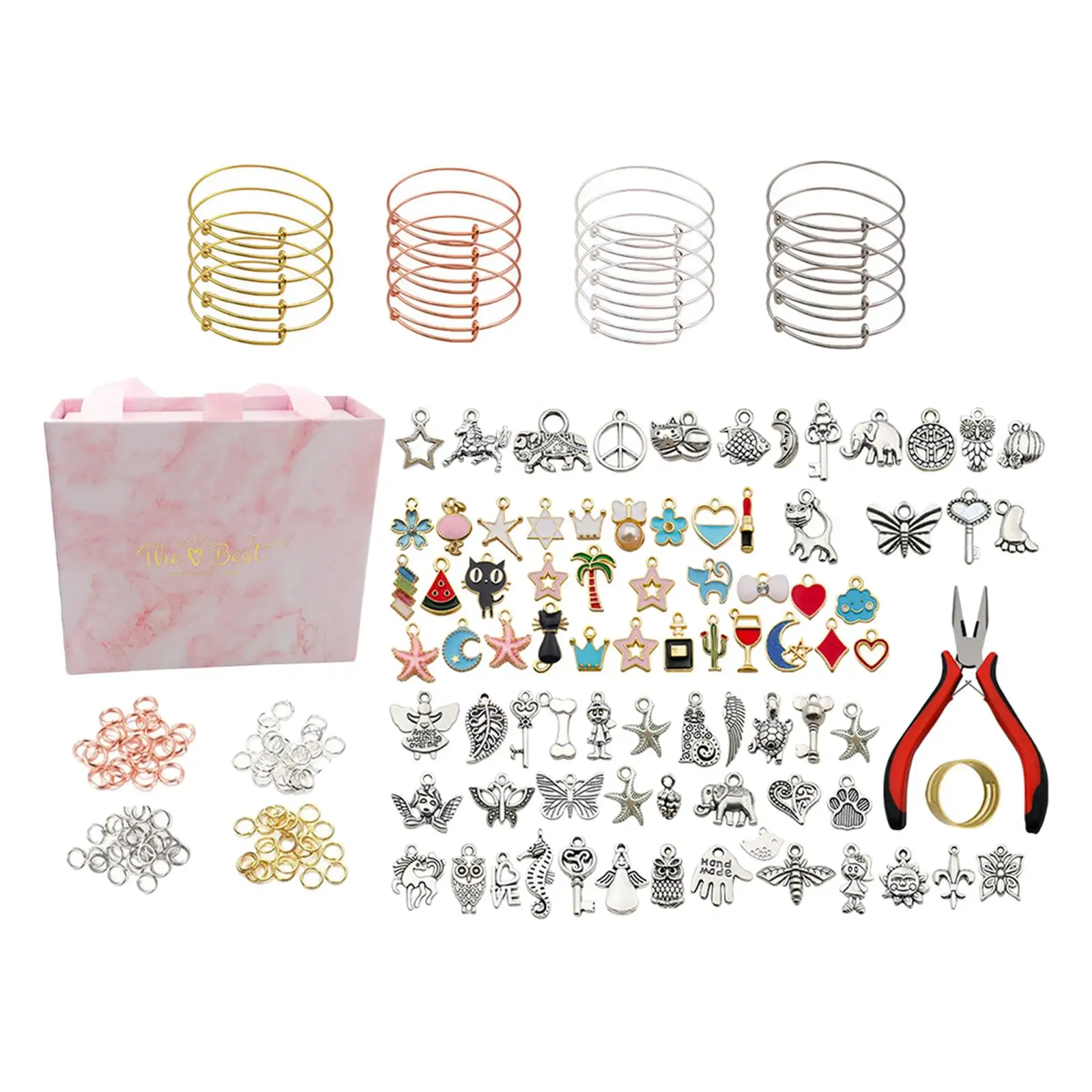 Набор для изготовления браслетов, эмалевые колечки, плоскогубцы, ювелирные изделия, подвески, ожерелье
Набор для изготовления браслетов, эмалевые колечки, плоскогубцы, ювелирные изделия, подвески, ожерелье