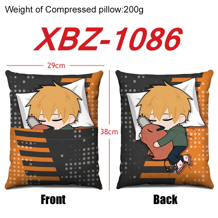 

Chainsaw man animation peripheral pillow sofa cushion cartoon two-dimensional element can be lifted plush pillow plush doll