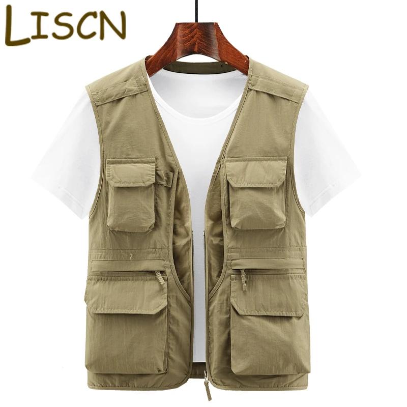 Men Many Pocket Sleeveless Jacket Men 2023 New Casual Fishing Work Waistcoat Unloading Webbed Gear Sleeveless Jacket For Men
Men Many Pocket Sleeveless Jacket Men 2023 New Casual Fishing Work Waistcoat Unloading Webbed Gear Sleeveless Jacket For Men
