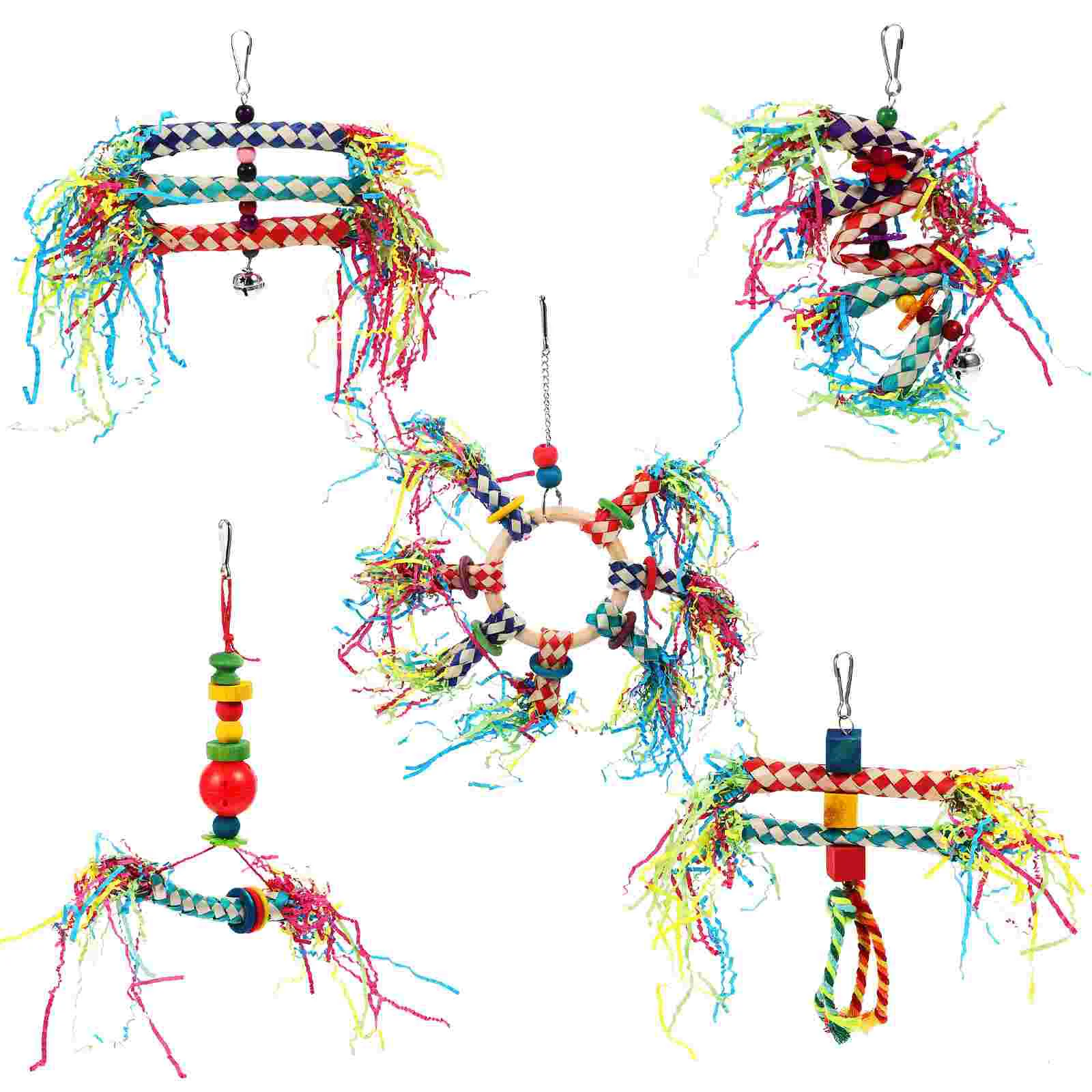 Toy Toys Parrot Bird Pet Cage Birds Shredder Chew Foraging Hanging Parakeet Rattan Swing Bite Chewing Tearing Pecking
Toy Toys Parrot Bird Pet Cage Birds Shredder Chew Foraging Hanging Parakeet Rattan Swing Bite Chewing Tearing Pecking