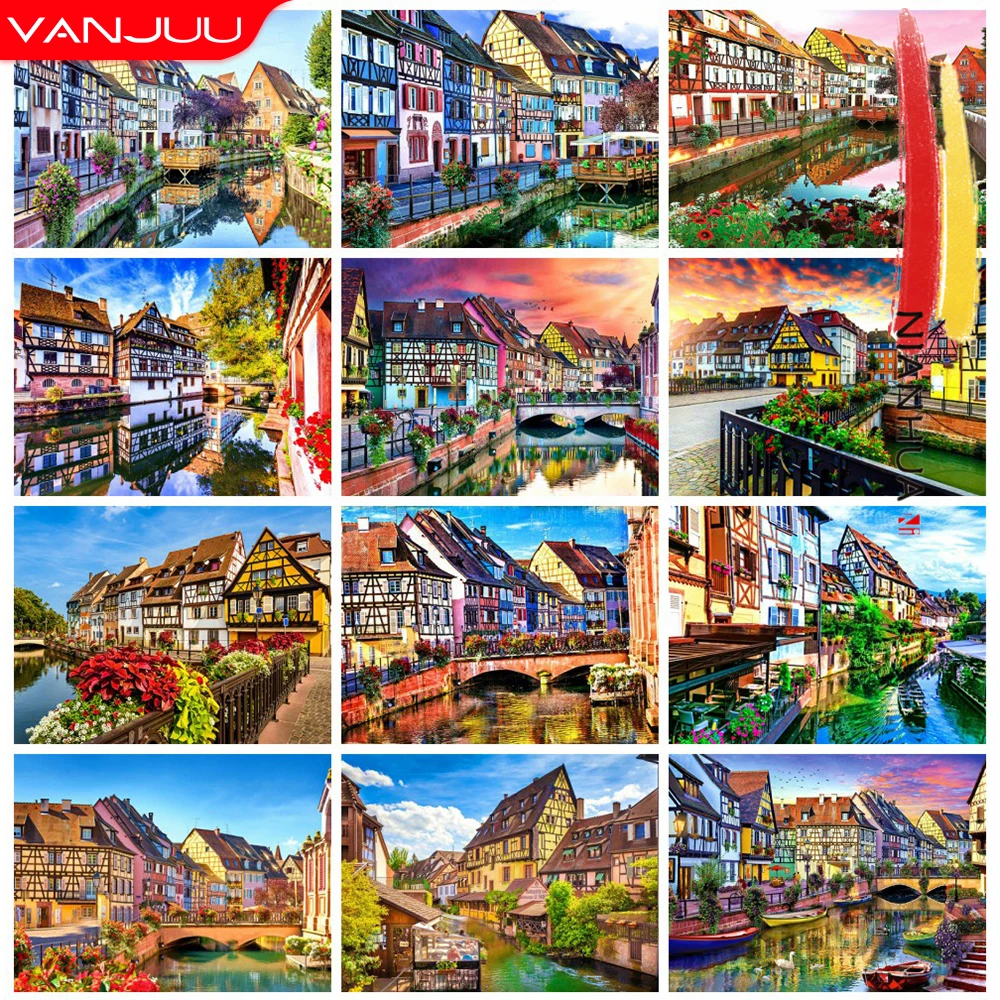 Diamond Painting 5D Ancient Town Scenic Full Diamond Mosaic DIY Rhinestone Embroidery Kits Wall Decoration Diamond painting
Diamond Painting 5D Ancient Town Scenic Full Diamond Mosaic DIY Rhinestone Embroidery Kits Wall Decoration Diamond painting