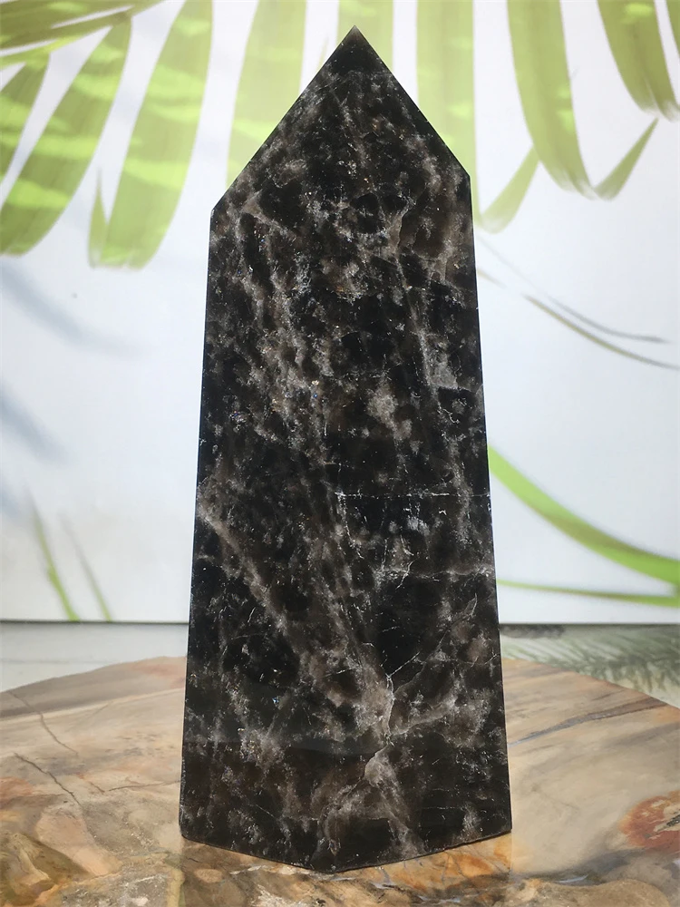 Natural Crystal Black Smoky Quartz Point Tower Chakra Energy Mineral Stone Gem Sample Column Wand Home Decoration Souvenir Gift
Natural Crystal Black Smoky Quartz Point Tower Chakra Energy Mineral Stone Gem Sample Column Wand Home Decoration Souvenir Gift
