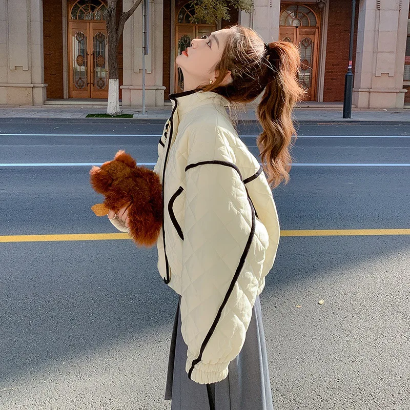 Quilting Cotton Jackets Women Tops Girl Short Bat-sleeved Coats Women's Clothing Woman Parkas Tide Fashion Korean Casual Clothes
Quilting Cotton Jackets Women Tops Girl Short Bat-sleeved Coats Women's Clothing Woman Parkas Tide Fashion Korean Casual Clothes