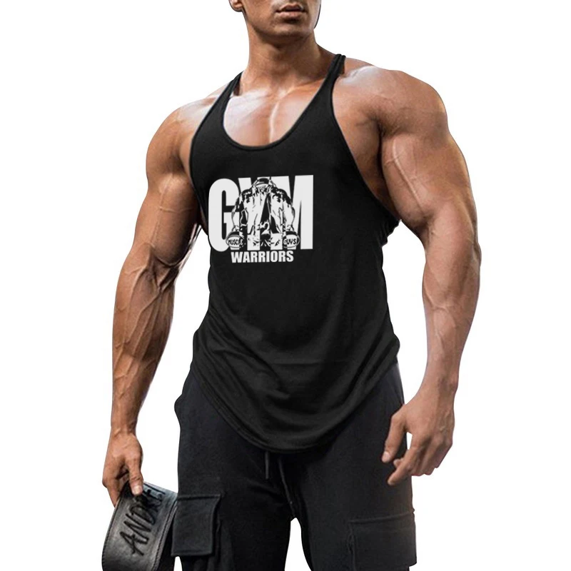 Workout Sports Sleeveless Shirt Brand Gym Mens Back Tank Top Muscle Fashion Singlets Stringer Clothing Bodybuilding Fitness Vest
Workout Sports Sleeveless Shirt Brand Gym Mens Back Tank Top Muscle Fashion Singlets Stringer Clothing Bodybuilding Fitness Vest