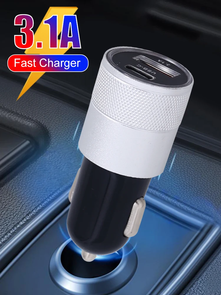 Dual USB Car Charger Type C Fast Charging Phone Adapter on For iPhone 12 11 Pro Max Redmi Huawei Samsung S21 S22 Phone Charger
Dual USB Car Charger Type C Fast Charging Phone Adapter on For iPhone 12 11 Pro Max Redmi Huawei Samsung S21 S22 Phone Charger