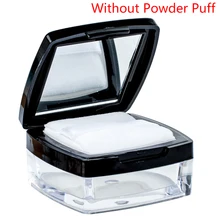 6g Plastic Loose Powder Jar With Sifter Empty Cosmetic Container Black Matte Cap Makeup Compact Portable Loose Powder Box
