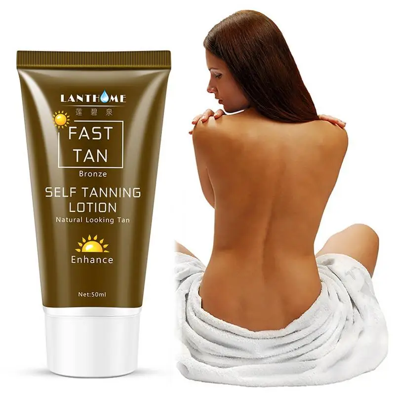 

Tanning Lotion Face Sunless Tanner Body Sunless Tanner Bronzer Lotion For Natural-Looking Tan No Stickiness 50g