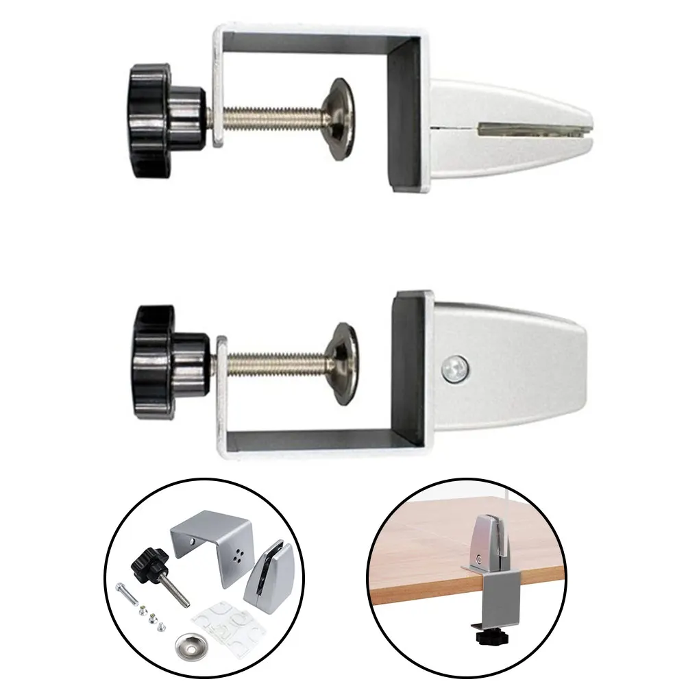 2Pcs Office Desk Divider Clamp Privacy Adjustable Screen Clip Holder Bracket Baffle Clamp Desk Acrylic Partition Clip Tool
2Pcs Office Desk Divider Clamp Privacy Adjustable Screen Clip Holder Bracket Baffle Clamp Desk Acrylic Partition Clip Tool
