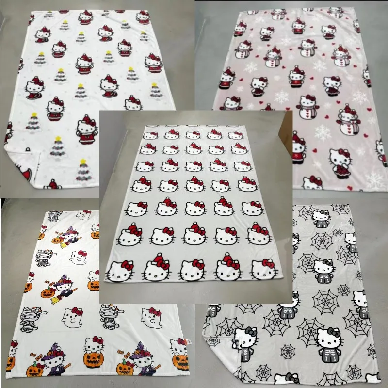 Sanrio Halloween Ghost Hello Kitty Plush Cartoon Large Flannel Blanket Cute Cotton Sofa Nap Blanket Bed Sheet Christmas Gift New
Sanrio Halloween Ghost Hello Kitty Plush Cartoon Large Flannel Blanket Cute Cotton Sofa Nap Blanket Bed Sheet Christmas Gift New
