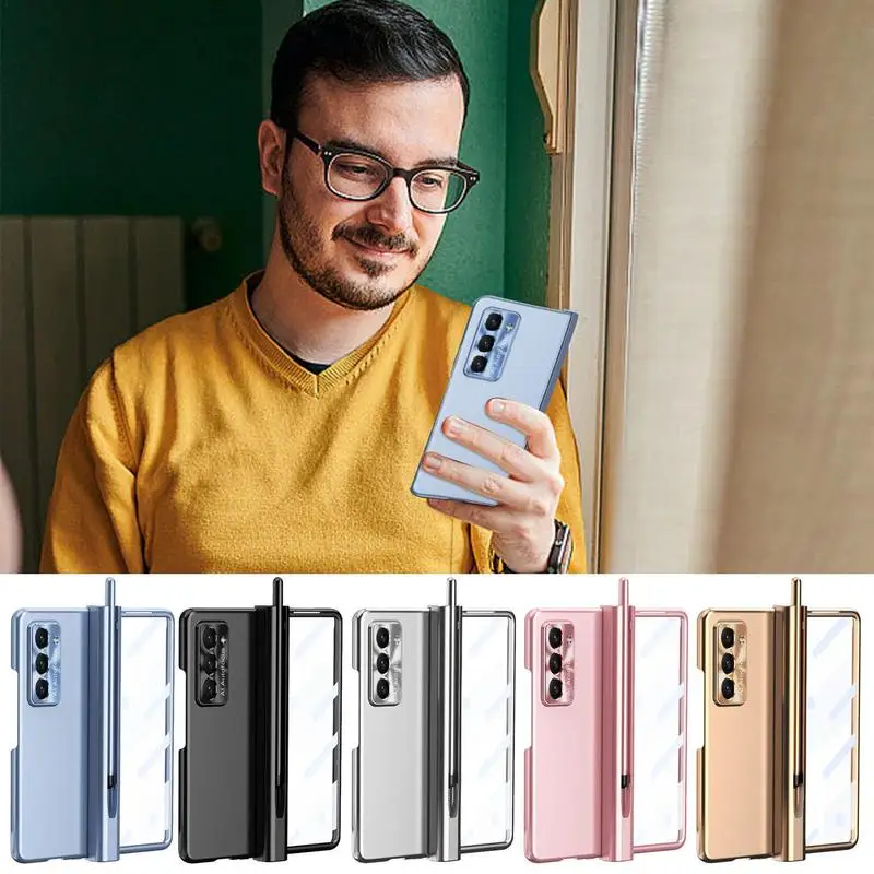 Protective Case For ZFold5 Shockproof Phone Cover Screen Protector Foldable Case 360degree Device Protection With Magnetic Cover
Protective Case For ZFold5 Shockproof Phone Cover Screen Protector Foldable Case 360degree Device Protection With Magnetic Cover