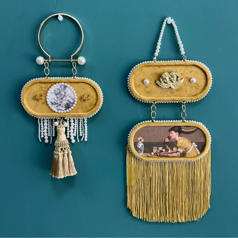 Оригинальное французское нишевое Ретро украшение для стен, декоративные картины для гостиной, домашний декор, жемчужная подвесная картина с бахромой
Оригинальное французское нишевое Ретро украшение для стен, декоративные картины для гостиной, домашний декор, жемчужная подвесная картина с бахромой