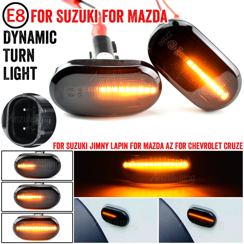 2pcs For Suzuki Jimny B64W JB74 JB23 JB64 For Mazda AZ off-road JM23W Led Side Marker Flowing Turn Signal Lamp Dynamic Blinker
2pcs For Suzuki Jimny B64W JB74 JB23 JB64 For Mazda AZ off-road JM23W Led Side Marker Flowing Turn Signal Lamp Dynamic Blinker