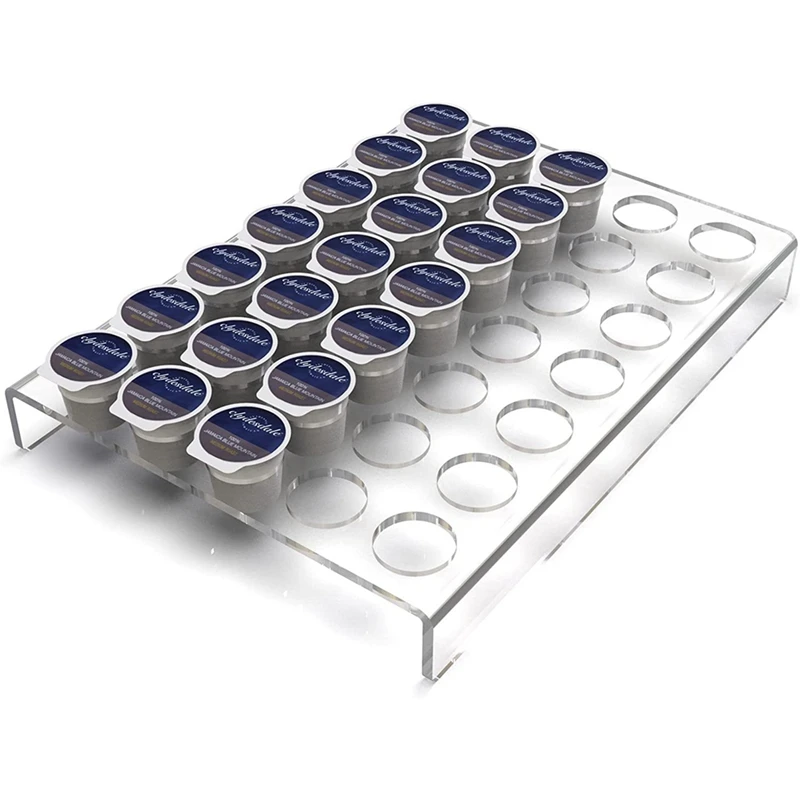 35 Hole Acrylic Coffee Capsule Display Rack Coffee Bean Storage Rack Coffee Shop K Cup Finishing Tray
35 Hole Acrylic Coffee Capsule Display Rack Coffee Bean Storage Rack Coffee Shop K Cup Finishing Tray