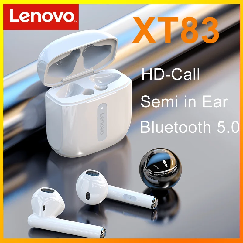 Lenovo XT83 TWS Bluetooth 5.0 Earphone Wireless Headphone 9D Stereo Sports IPX5 Rain Waterproof Earbuds Headsets With Microphone
Lenovo XT83 TWS Bluetooth 5.0 Earphone Wireless Headphone 9D Stereo Sports IPX5 Rain Waterproof Earbuds Headsets With Microphone