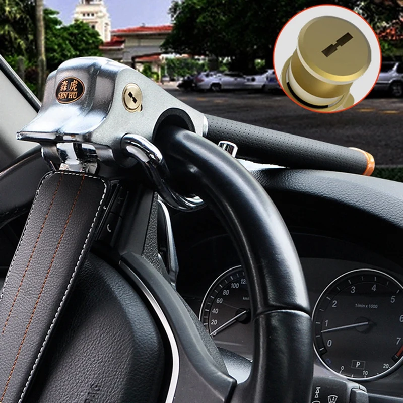Rotary Alloy Car Steering Wheel Anti-Theft Lock Foldable Security Car Lock Auto Steering Lock Protection T-Locks
Rotary Alloy Car Steering Wheel Anti-Theft Lock Foldable Security Car Lock Auto Steering Lock Protection T-Locks