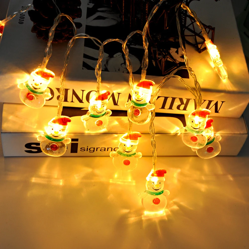 2M Christmas LED String Lights Santa Snowman Lamp Christmas Tree Decoration Lights Festive Party Atmosphere Light For Home Decor
2M Christmas LED String Lights Santa Snowman Lamp Christmas Tree Decoration Lights Festive Party Atmosphere Light For Home Decor