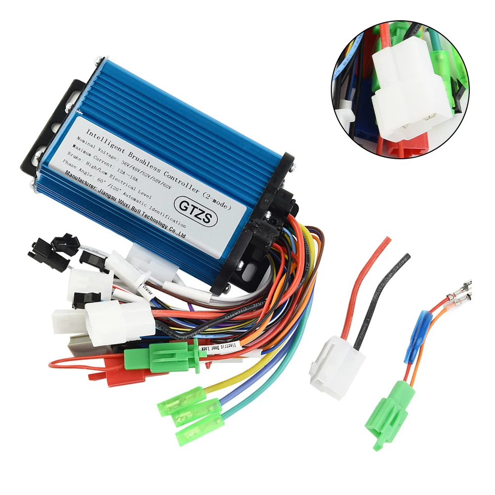 E-Bike Brushless DC Motor Controller 600w 800W 36V 48V 18A 6mos 6-tube Dual Mode Controllers For E-Scooter Electric Bicycle New
E-Bike Brushless DC Motor Controller 600w 800W 36V 48V 18A 6mos 6-tube Dual Mode Controllers For E-Scooter Electric Bicycle New
