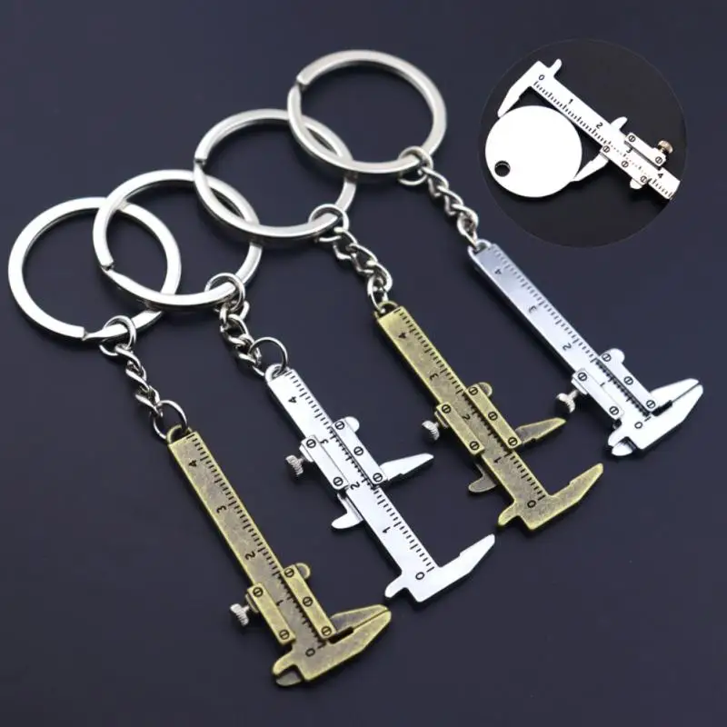 Car Keychain Alloy Metal Mini caliper tool vernier caliper measuring instrument Keychain Keyring Keyfob Gift
Car Keychain Alloy Metal Mini caliper tool vernier caliper measuring instrument Keychain Keyring Keyfob Gift
