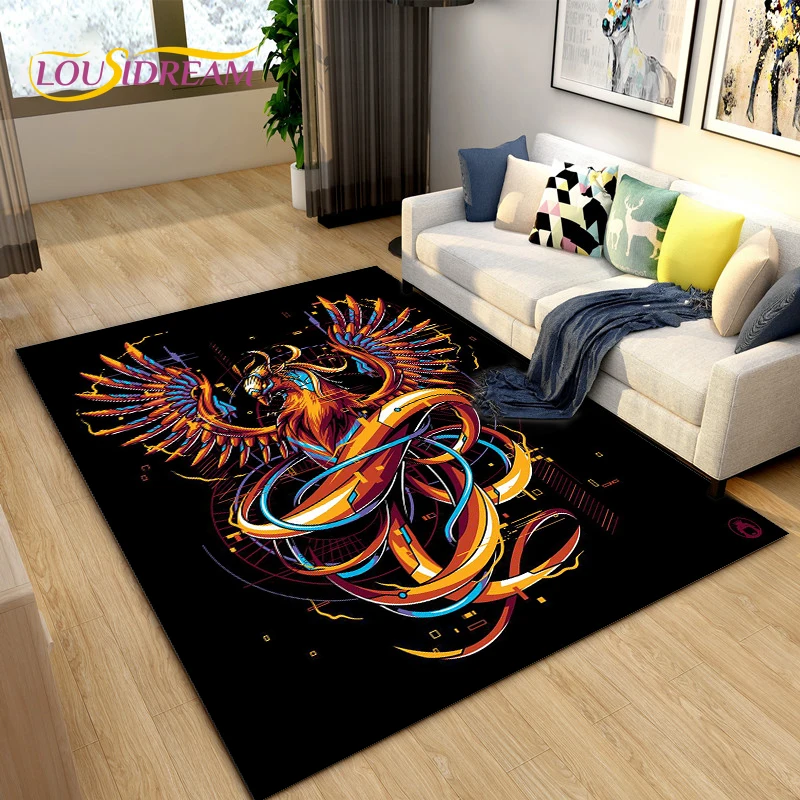 3D Phoenix Bird Area Rug Large,Carpet Rug for Living Room Bedroom Sofa Decoration,Kitchen Bathroom Non-slip Floor Mat alfombra
3D Phoenix Bird Area Rug Large,Carpet Rug for Living Room Bedroom Sofa Decoration,Kitchen Bathroom Non-slip Floor Mat alfombra