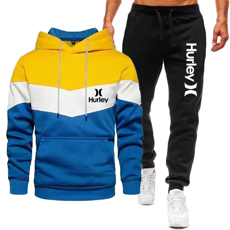 Новинка 2022, мужской костюм бренда Hurley с логотипом на осень и зиму, свитер с капюшоном и брюки, Модный повседневный костюм для бега
Новинка 2022, мужской костюм бренда Hurley с логотипом на осень и зиму, свитер с капюшоном и брюки, Модный повседневный костюм для бега