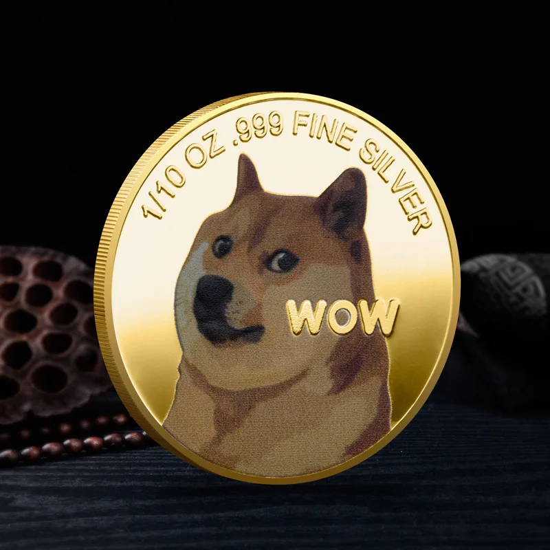 Dogecoin Creative Gift Collectible Cryptocurrency Coin In Doge We Trust To The Moon Collection Plated Commemorative Coin
Dogecoin Creative Gift Collectible Cryptocurrency Coin In Doge We Trust To The Moon Collection Plated Commemorative Coin
