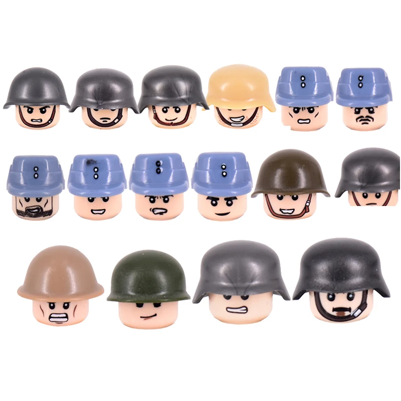 1 шт. военные мини-фигурки времен Второй мировой войны солдаты восьми стран с