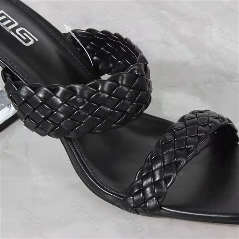 Female Summer new crystal heel sandals women foreign trade woven cross belt fashion high-heeled slippers ladies dress shoes
Female Summer new crystal heel sandals women foreign trade woven cross belt fashion high-heeled slippers ladies dress shoes