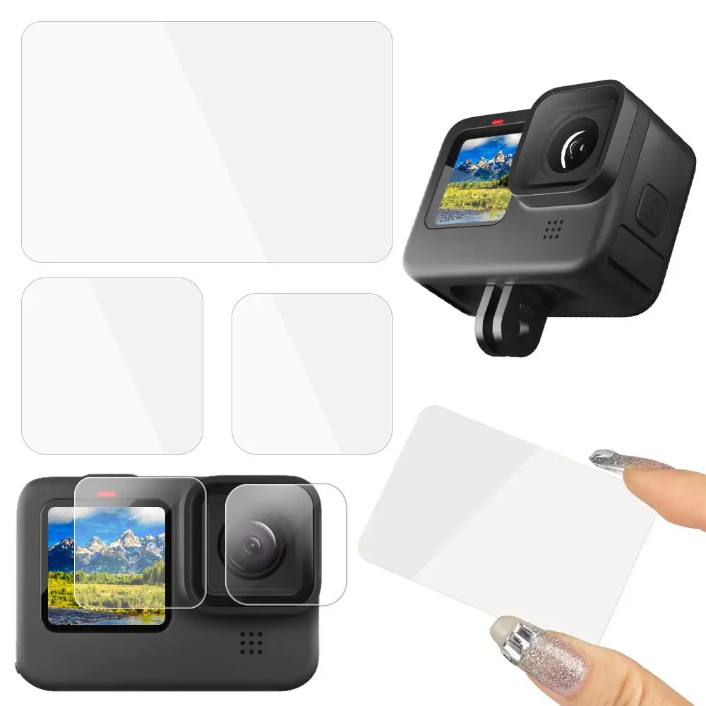 Sport Camera Accessories 9H HD Lens Protection Screen Protector Protective Film Tempered Glass For GoPro Hero 10 Black
Sport Camera Accessories 9H HD Lens Protection Screen Protector Protective Film Tempered Glass For GoPro Hero 10 Black