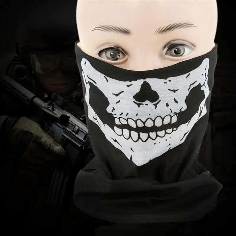 Cycling Face Mask Headwear Halloween Skull Wrap Scarf Warm Washable Headband Breathable Camping Bandana Outdoor Sports Equipment
Cycling Face Mask Headwear Halloween Skull Wrap Scarf Warm Washable Headband Breathable Camping Bandana Outdoor Sports Equipment