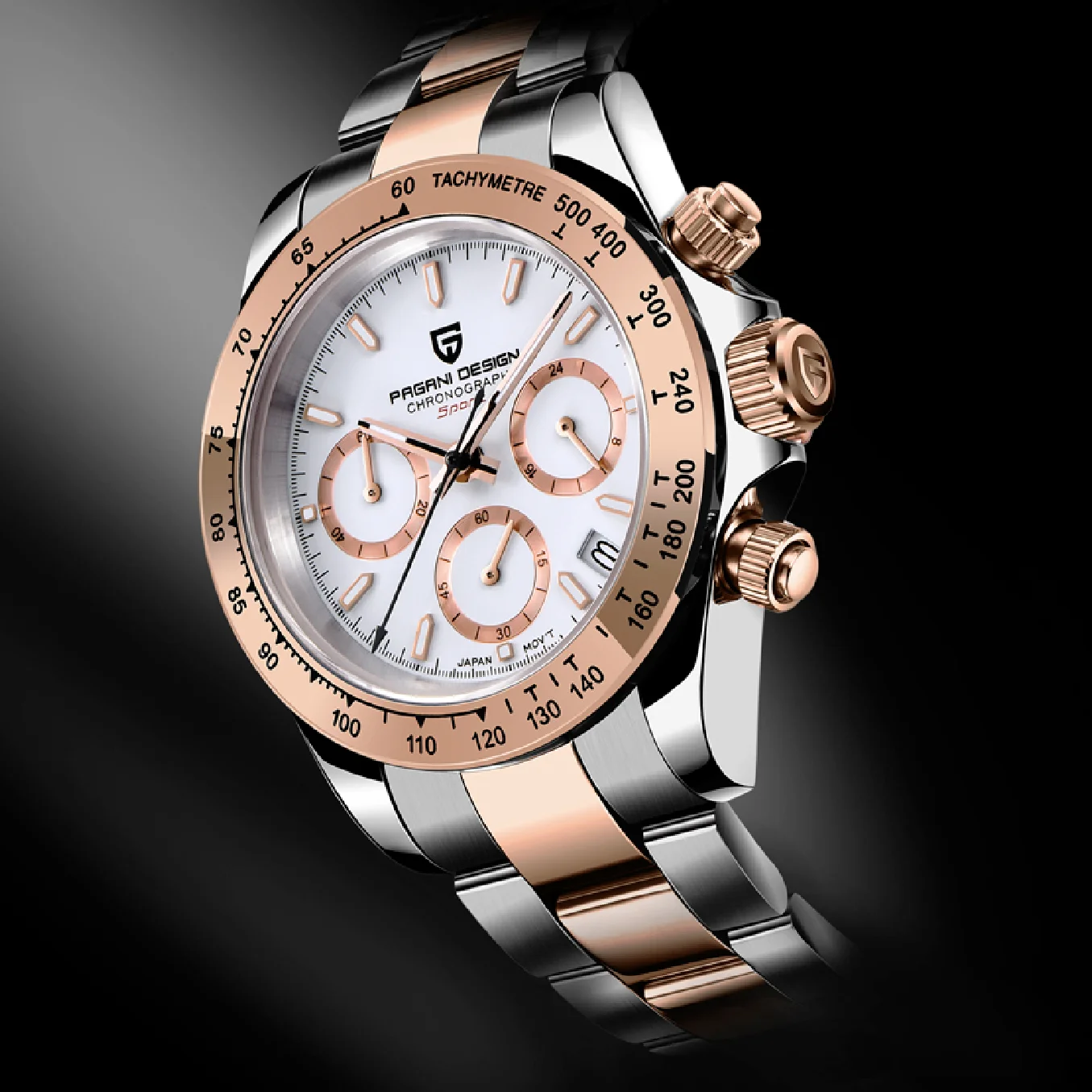 New PAGANI DESIGN VK63 Movement men's Watches quartz watch men chronograph business Waterproof wristwatch men Relogio Masculino
New PAGANI DESIGN VK63 Movement men's Watches quartz watch men chronograph business Waterproof wristwatch men Relogio Masculino