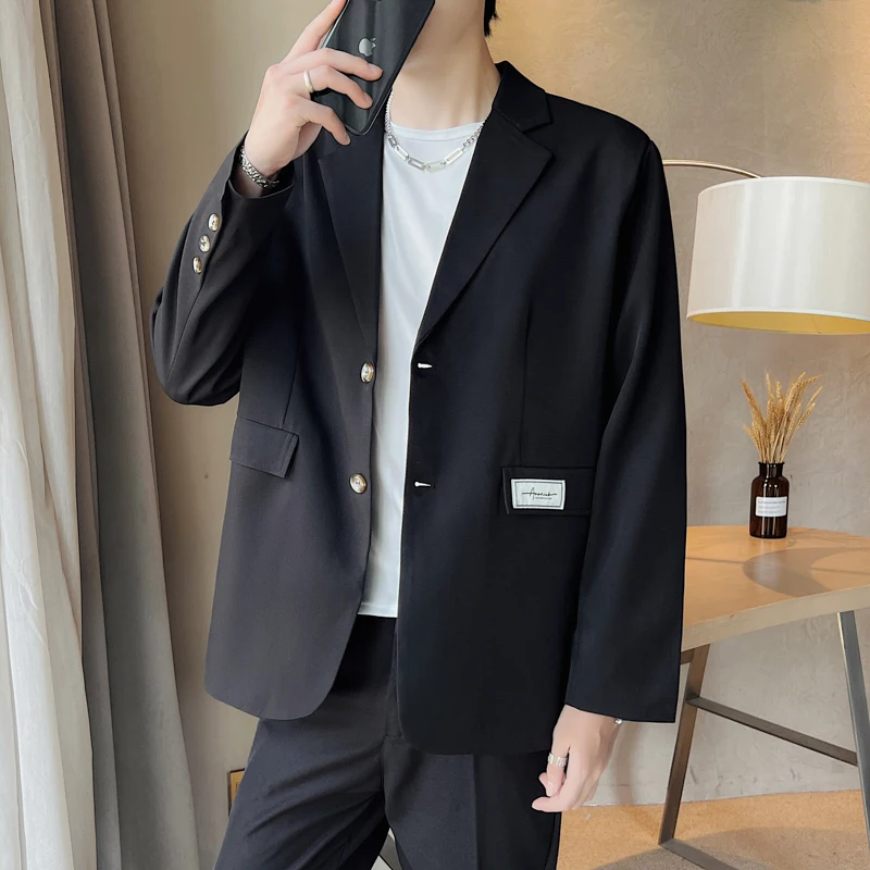 2022 Spring and Autumn fashion handsome business coat male new Korean version of high-quality leisure jacket suit jacket
2022 Spring and Autumn fashion handsome business coat male new Korean version of high-quality leisure jacket suit jacket