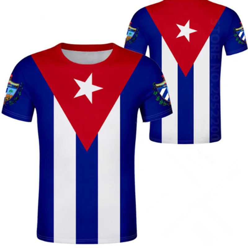 CUBA Men Youth Diy Free Custom Photo Name Number Nation Flag Spanish Country Republic Cu College Boy Casual T Shirt Clothes
CUBA Men Youth Diy Free Custom Photo Name Number Nation Flag Spanish Country Republic Cu College Boy Casual T Shirt Clothes